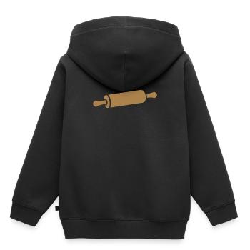 Baker pastry chef Baker baking cupcake - Kids Premium Organic Hoodie - black - Back - AI Model Kid Male (0cm)
