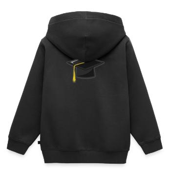 Student University Studies - Kids Premium Organic Hoodie - black - Back - AI Model Kid Male (0cm)