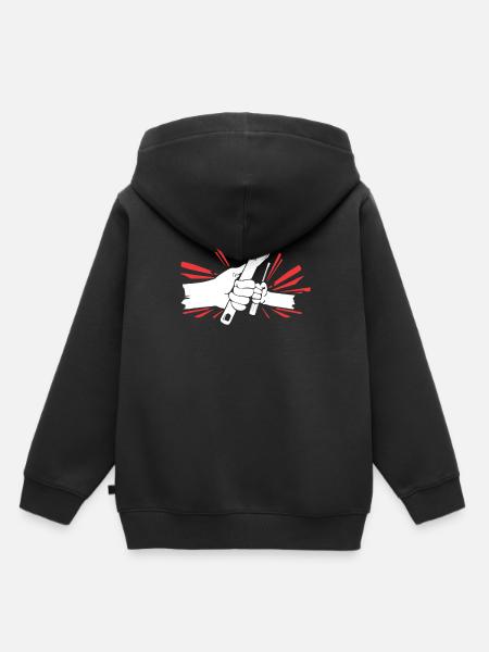 Mechaniker - Kinder Premium Organic Hoodie - Schwarz