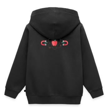 physicist - Kids Premium Organic Hoodie - black - Back - AI Model Kid Male (0cm)