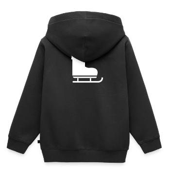 hiver - Sweat Premium à capuche enfant bio - noir - Dos - AI Model Kid Male (0cm)