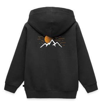 marche - Sweat Premium à capuche enfant bio - noir - Dos - AI Model Kid Male (0cm)