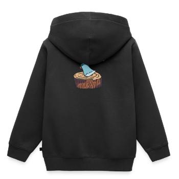 Holzfäller - Kinder Premium Organic Hoodie - Schwarz - Hinten - AI Model Kid Male (0cm)