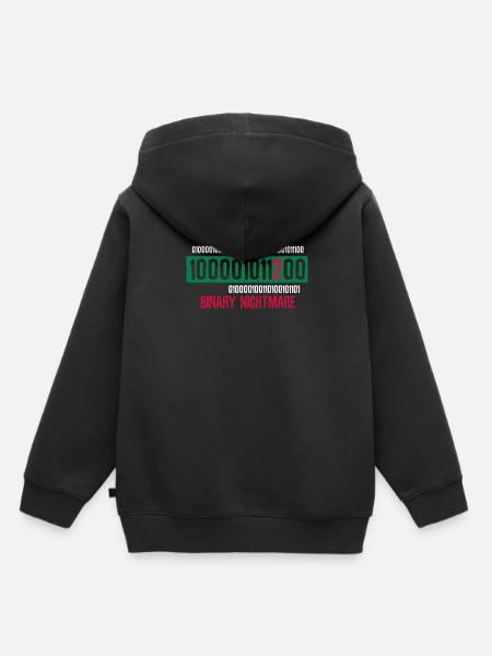 Geek Coder Coding Nerd Geschenk - Kinder Premium Organic Hoodie - Schwarz