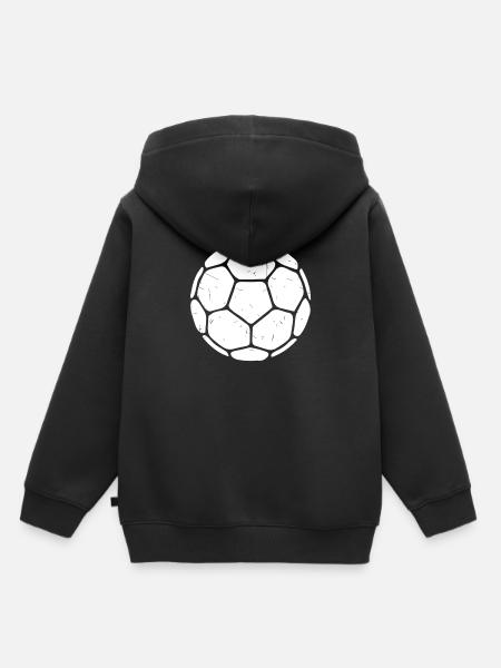 Handball - Kinder Premium Organic Hoodie - Schwarz