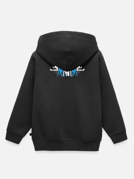Leichtathletik - Kinder Premium Organic Hoodie - Schwarz