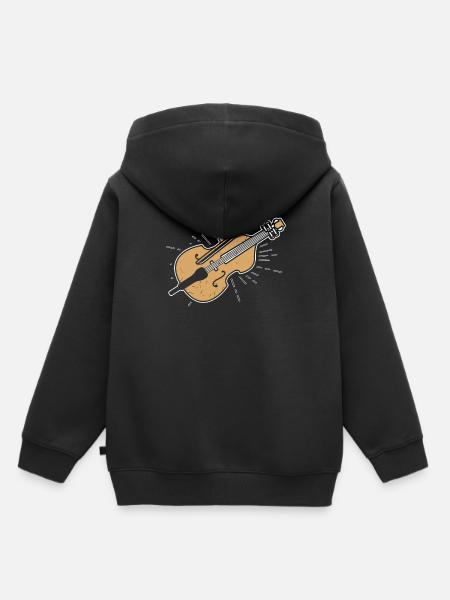 Cello - Kinder Premium Organic Hoodie - Schwarz