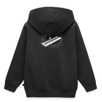 Handwerker - Kinder Premium Organic Hoodie - Schwarz - Hinten - AI Model Kid Male (0cm)