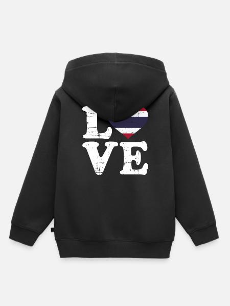 Thailand - Kinder Premium Organic Hoodie - Schwarz