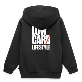Low Car Lifestyle Auto Tuning - Kinder Premium Organic Hoodie - Schwarz - Hinten - AI Model Kid Male (0cm)