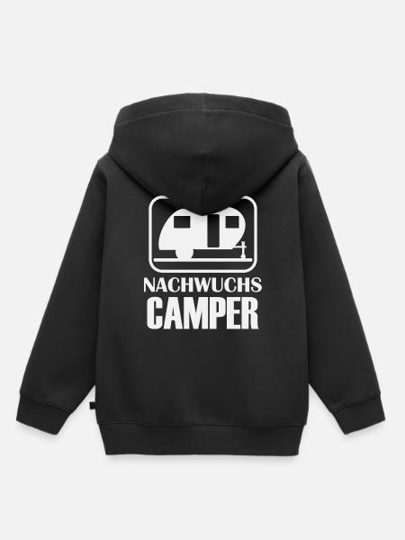 Nachwuchs Camper Kind Baby Geschenk - Kinder Premium Organic Hoodie - Schwarz