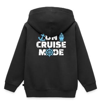 Kreuzfahrt - Kinder Premium Organic Hoodie - Schwarz - Hinten - AI Model Kid Male (0cm)