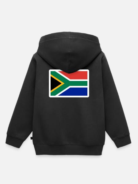 Südafrika - Kinder Premium Organic Hoodie - Schwarz