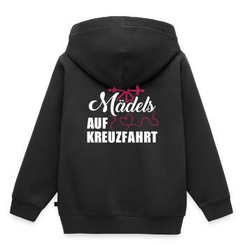 Kreuzfahrt - Kinder Premium Organic Hoodie - Schwarz - Hinten - AI Model Kid Male (0cm)