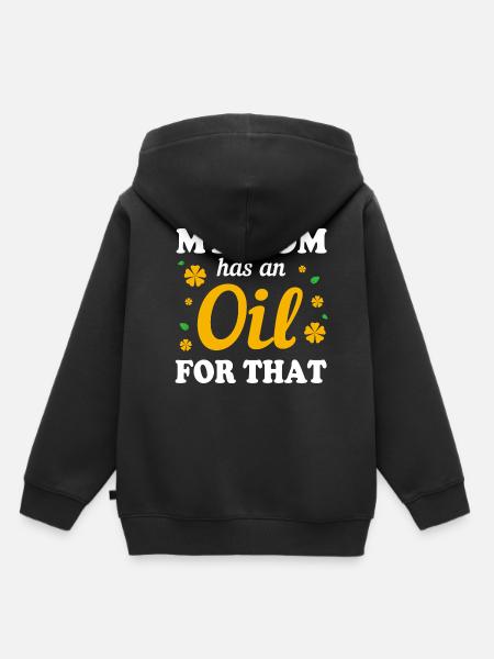 Ätherisches Öl - Kinder Premium Organic Hoodie - Schwarz