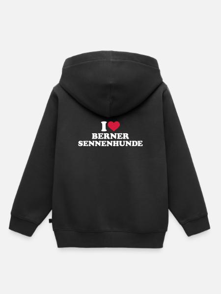 Berner Sennenhund - Kinder Premium Organic Hoodie - Schwarz