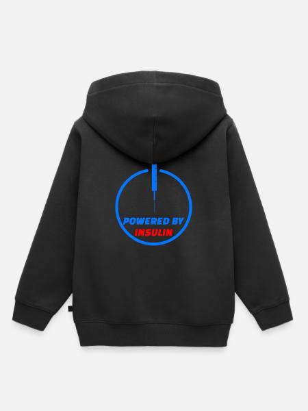 Diabetes Insulin Spruch - Kinder Premium Organic Hoodie - Schwarz