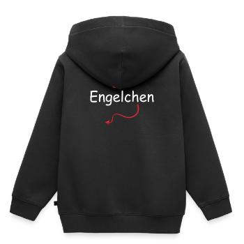 Angel Costume Angel Costume Devil or Tight - Kids Premium Organic Hoodie - black - Back - AI Model Kid Male (0cm)