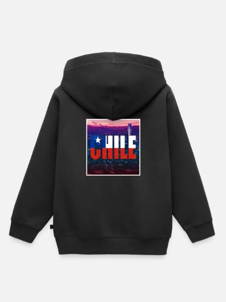 Chile Santiago de Chile - Kinder Premium Organic Hoodie - Schwarz