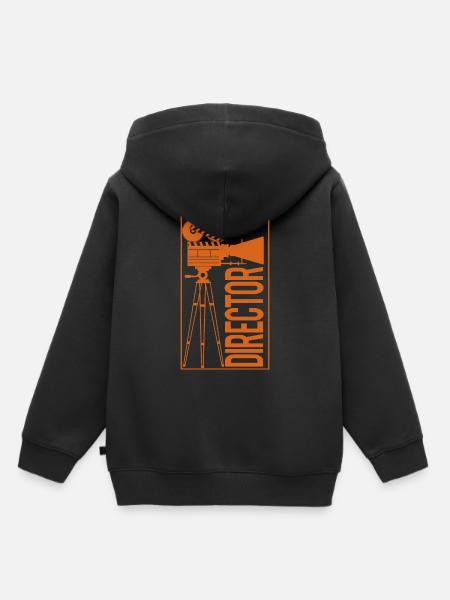 Direktor - Kinder Premium Organic Hoodie - Schwarz