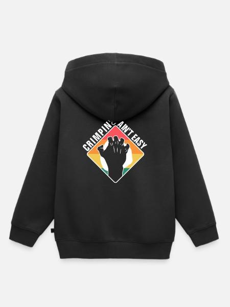 Crimpen nicht einfach - Kinder Premium Organic Hoodie - Schwarz