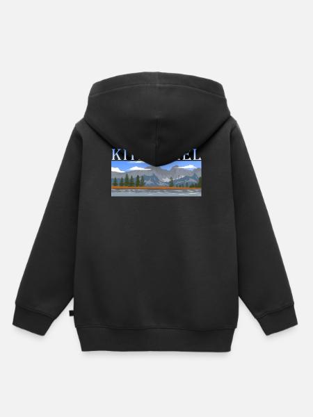Kitzbühel - Kinder Premium Organic Hoodie - Schwarz