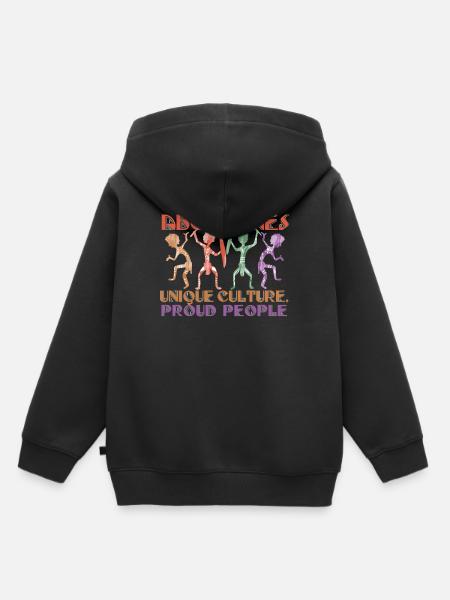 Aborigines Unique Culture - Kinder Premium Organic Hoodie - Schwarz