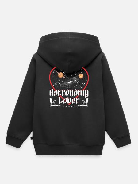 Astrophysik - Kinder Premium Organic Hoodie - Schwarz