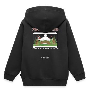 ont le don de faire des vagues... dans les aquariums - Sweat Premium à capuche enfant bio - noir - Dos - AI Model Kid Male (0cm)
