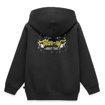Je ne peux pas. Je suis une star à ce sujet. - Sweat Premium à capuche enfant bio - noir - Dos - AI Model Kid Male (0cm)