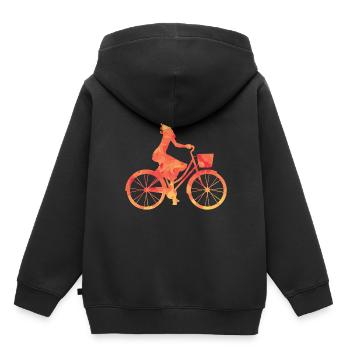 shopping - Kids Premium Organic Hoodie - black - Back - AI Model Kid Male (0cm)