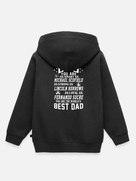 Prison Break Dad Michael Scofield T Shirt - Kids Premium Organic Hoodie - black