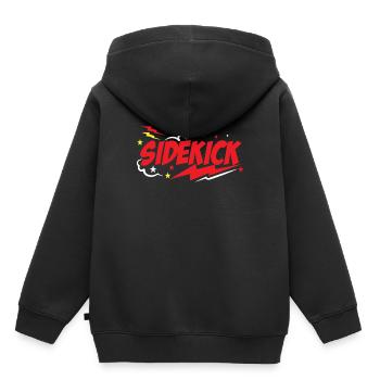 Dad Sidekicks Matching - Kids Premium Organic Hoodie - black - Back - AI Model Kid Male (0cm)