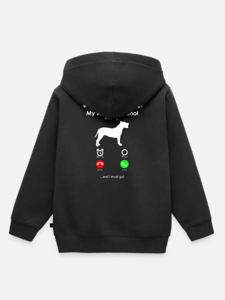 Alano Espanol - Kinder Premium Organic Hoodie - Schwarz