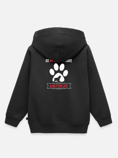 Cocker Spaniel - Kinder Premium Organic Hoodie - Schwarz