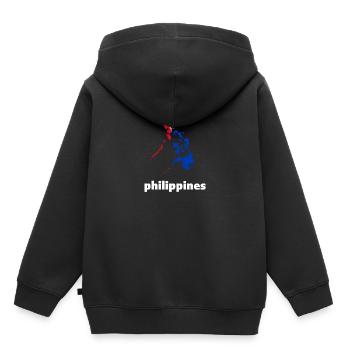 Philippines Philippines vacances - Sweat Premium à capuche enfant bio - noir - Dos - AI Model Kid Male (0cm)