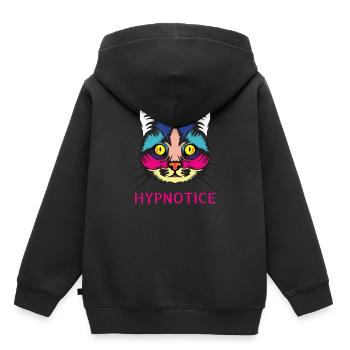 Katze Pop Art Perser Katzenliebhaber Geschenk - Kinder Premium Organic Hoodie - Schwarz - Hinten - AI Model Kid Male (0cm)