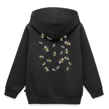 Apiculteur Apiculteur Apiculteurs Apiculteurs - Sweat Premium à capuche enfant bio - noir - Dos - AI Model Kid Male (0cm)