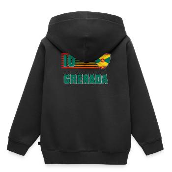 Grenade - Sweat Premium à capuche enfant bio - noir - Dos - AI Model Kid Male (0cm)