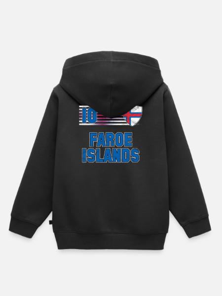 Färöer Inseln - Kinder Premium Organic Hoodie - Schwarz