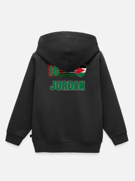 Jordanien - Kinder Premium Organic Hoodie - Schwarz