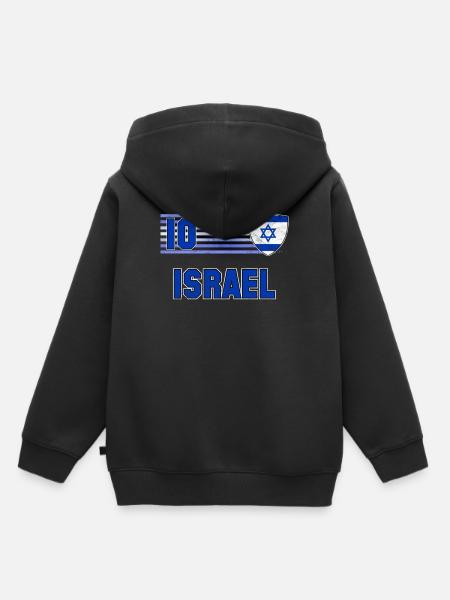Israel - Kinder Premium Organic Hoodie - Schwarz