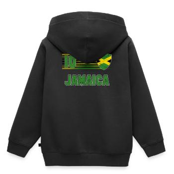 Jamaïque - Sweat Premium à capuche enfant bio - noir - Dos - AI Model Kid Male (0cm)