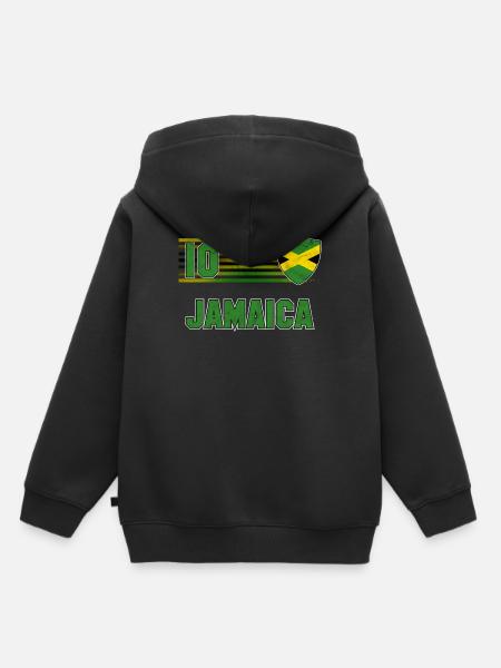 Jamaïque - Sweat Premium à capuche enfant bio - noir