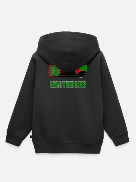 Martinique - Kinder Premium Organic Hoodie - Schwarz