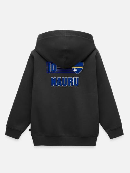 Nauru - Kinder Premium Organic Hoodie - Schwarz