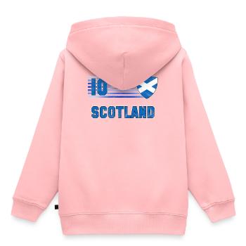 Ecosse - Sweat Premium à capuche enfant bio - rose - Dos - AI Model Kid Female (0cm)