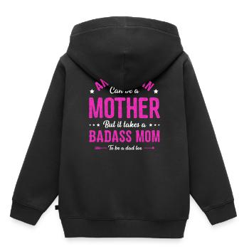 Jede Frau kann eine Mutter sein alleinerziehende Mutter Mütter Tag - Kinder Premium Organic Hoodie - Schwarz - Hinten - AI Model Kid Male (0cm)