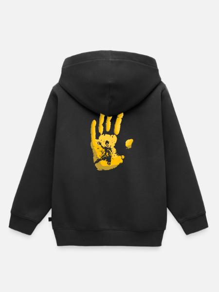 Handball - Kinder Premium Organic Hoodie - Schwarz