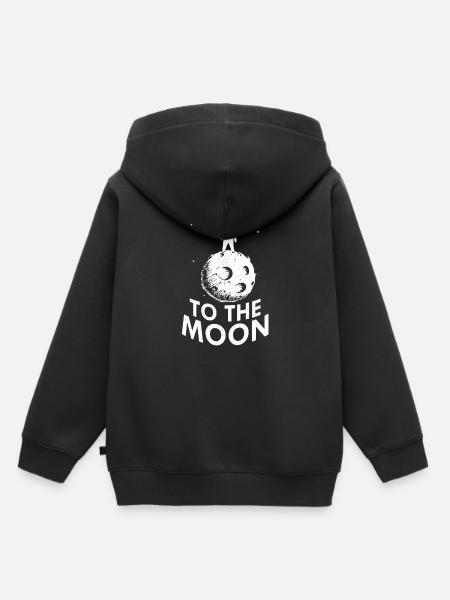 Astronaut Space Space Spaceshuttle Space Gesc - Kids Premium Organic Hoodie - black
